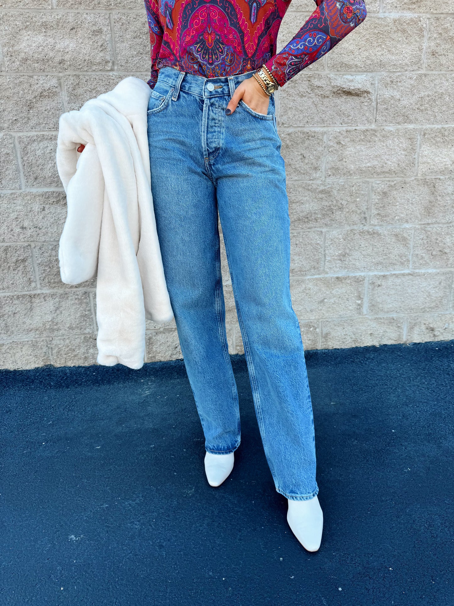 V-WAIST BAGGY JEAN