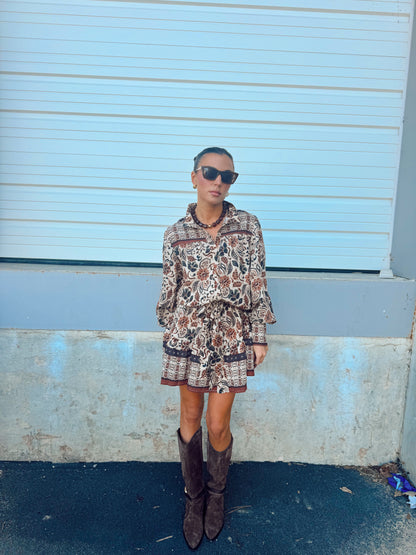 TIERED MINI DRESS