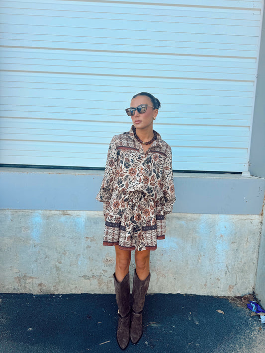 TIERED MINI DRESS
