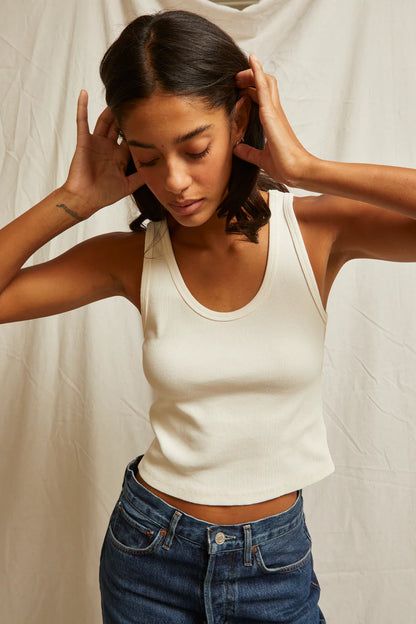 BLONDIE STRUCTURED RIB TANK