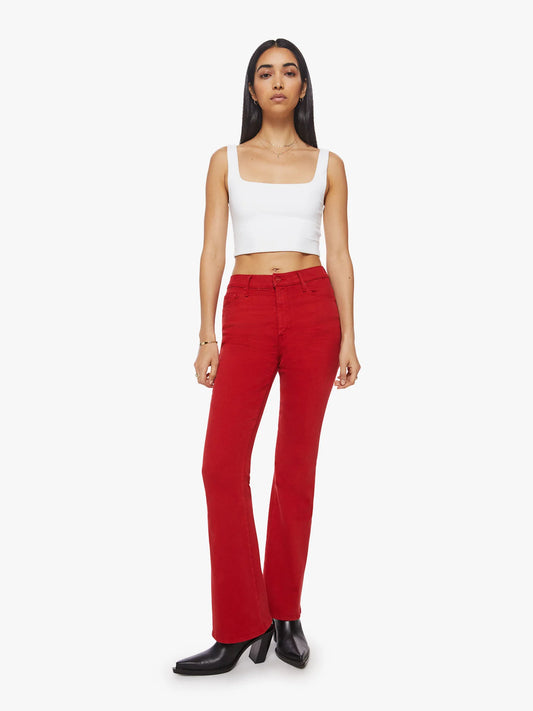 HIGH WAISTED WEEKENDER SKIMP - HAUTE RED
