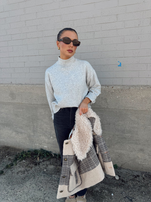 DAFFODIL MOCKNECK PULLOVER