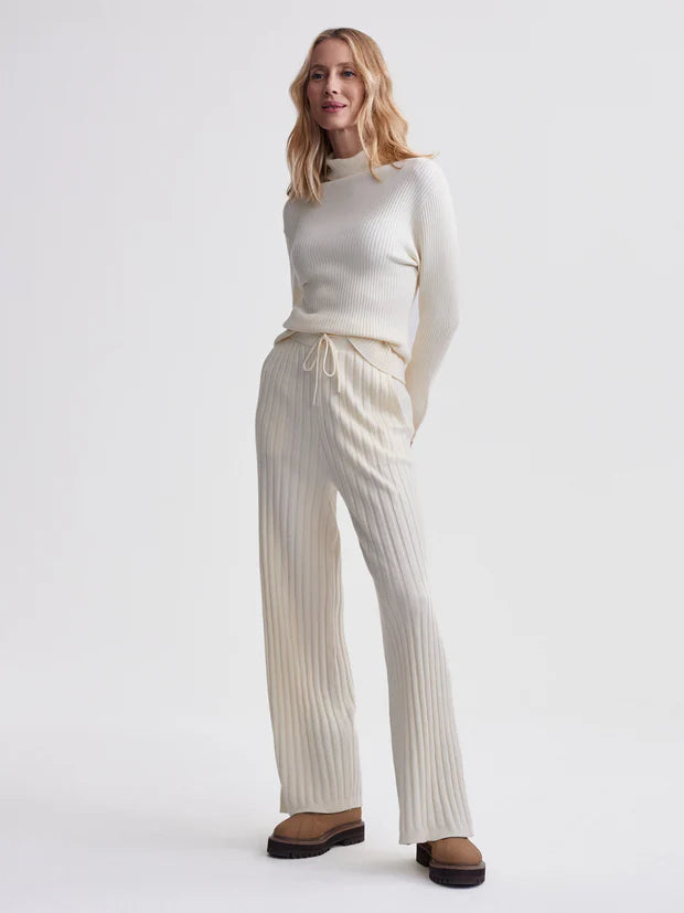 SIMEON WIDE RIB KNIT TROUSER