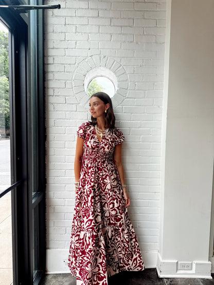 LERA POPLIN MIDI DRESS