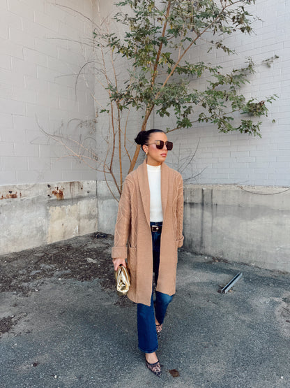 PEGGY SHAWL CARDIGAN