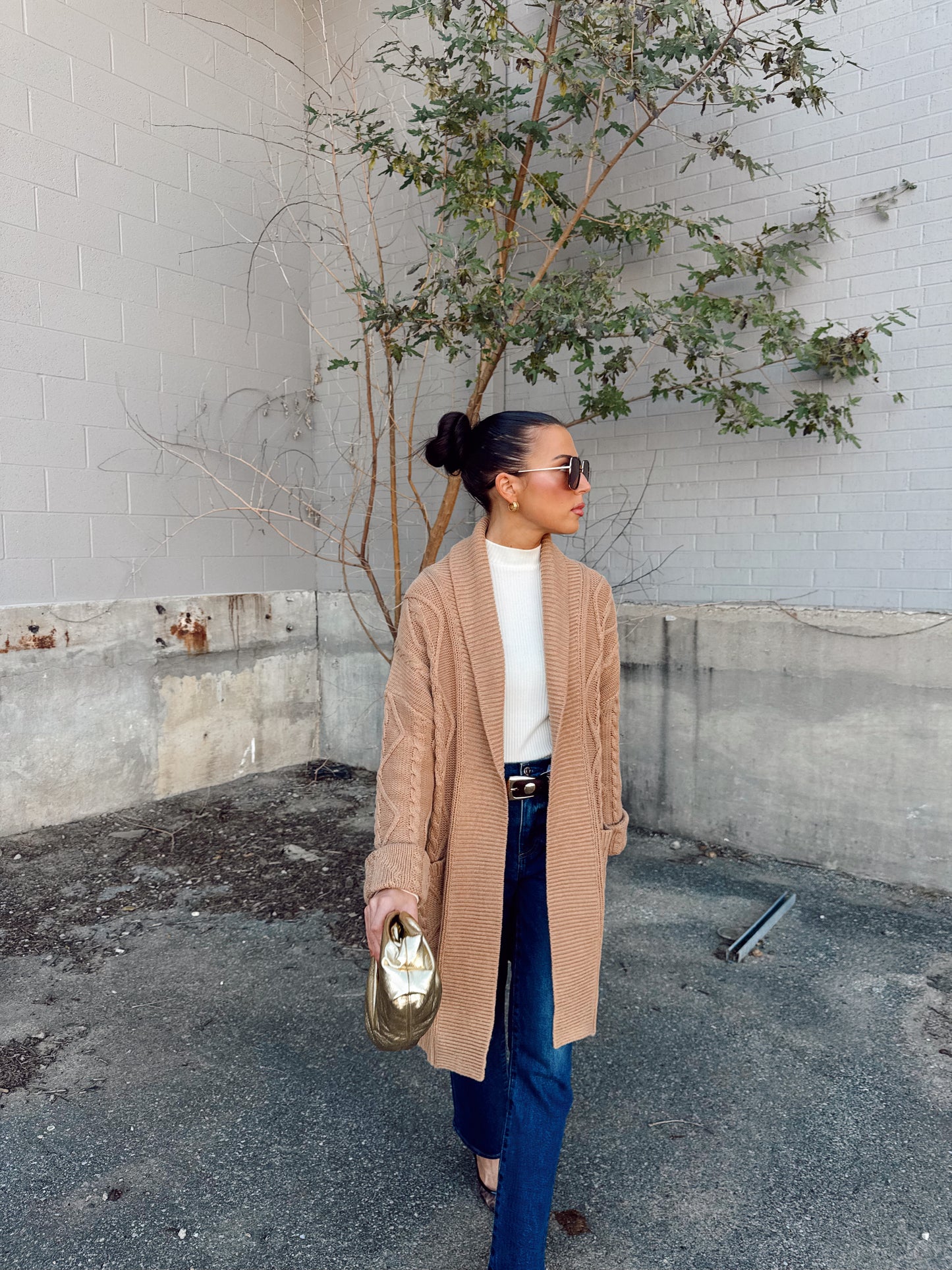 PEGGY SHAWL CARDIGAN