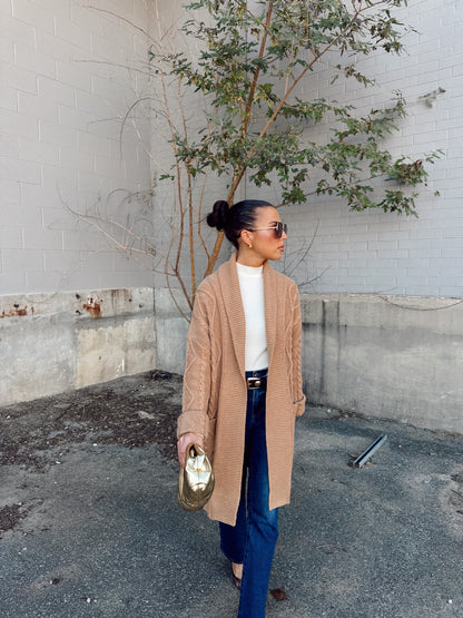 PEGGY SHAWL CARDIGAN