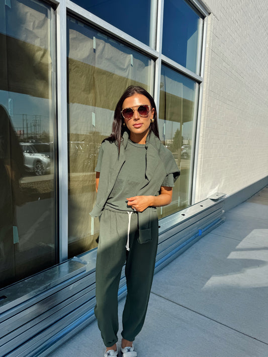 JOHNNY FRENCH TERRY EASY SWEATPANT