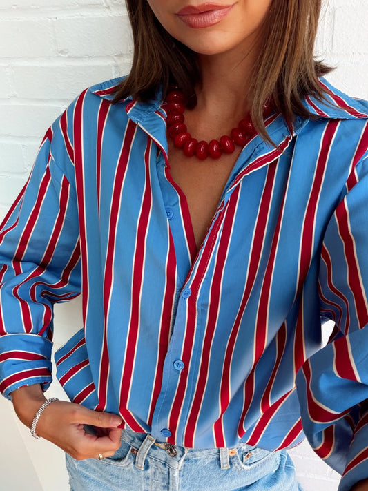 SEMERU STRIPED SHIRT