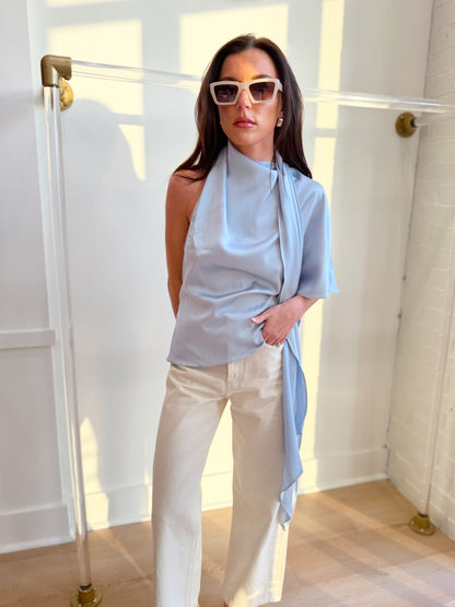 ONE SHOULDER ASYMMETRICAL TOP