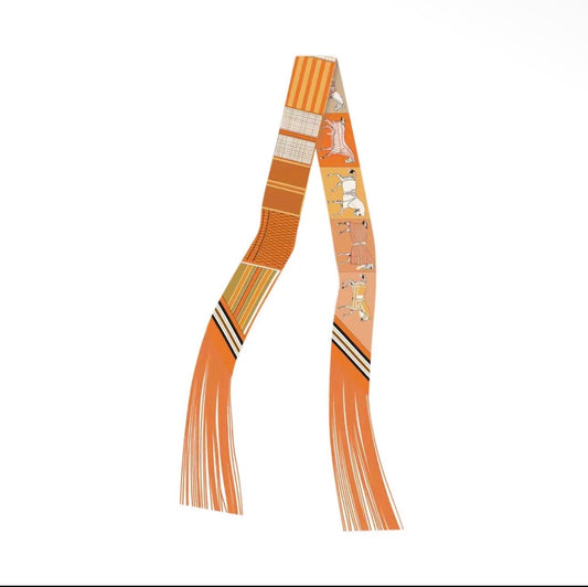 FRILLY SCARF WITH FRINGE - Z