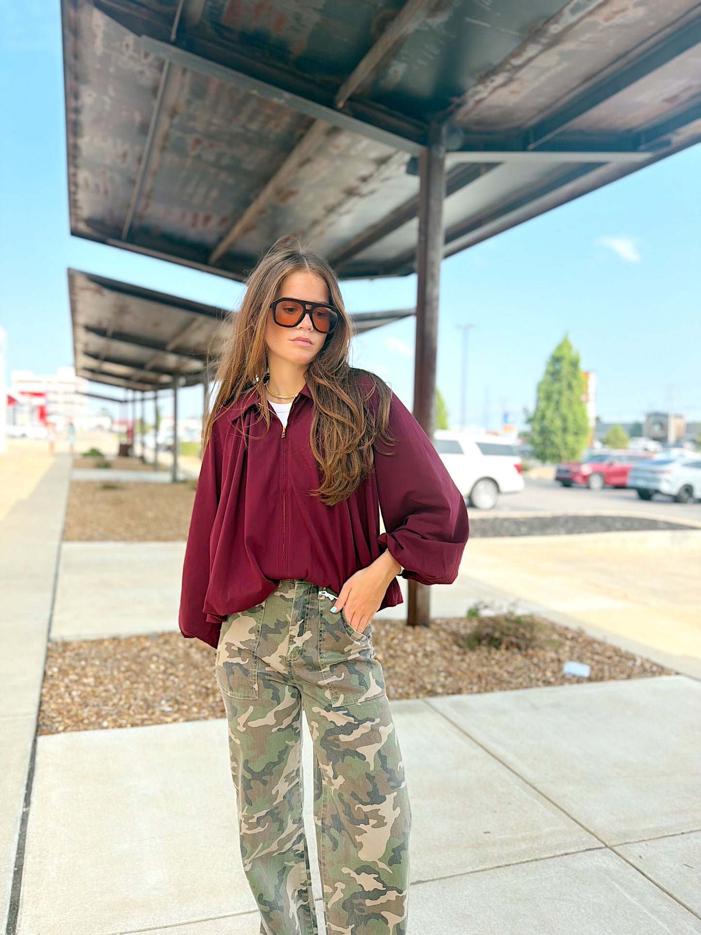 SOLID LONG SLEEVE JACKET