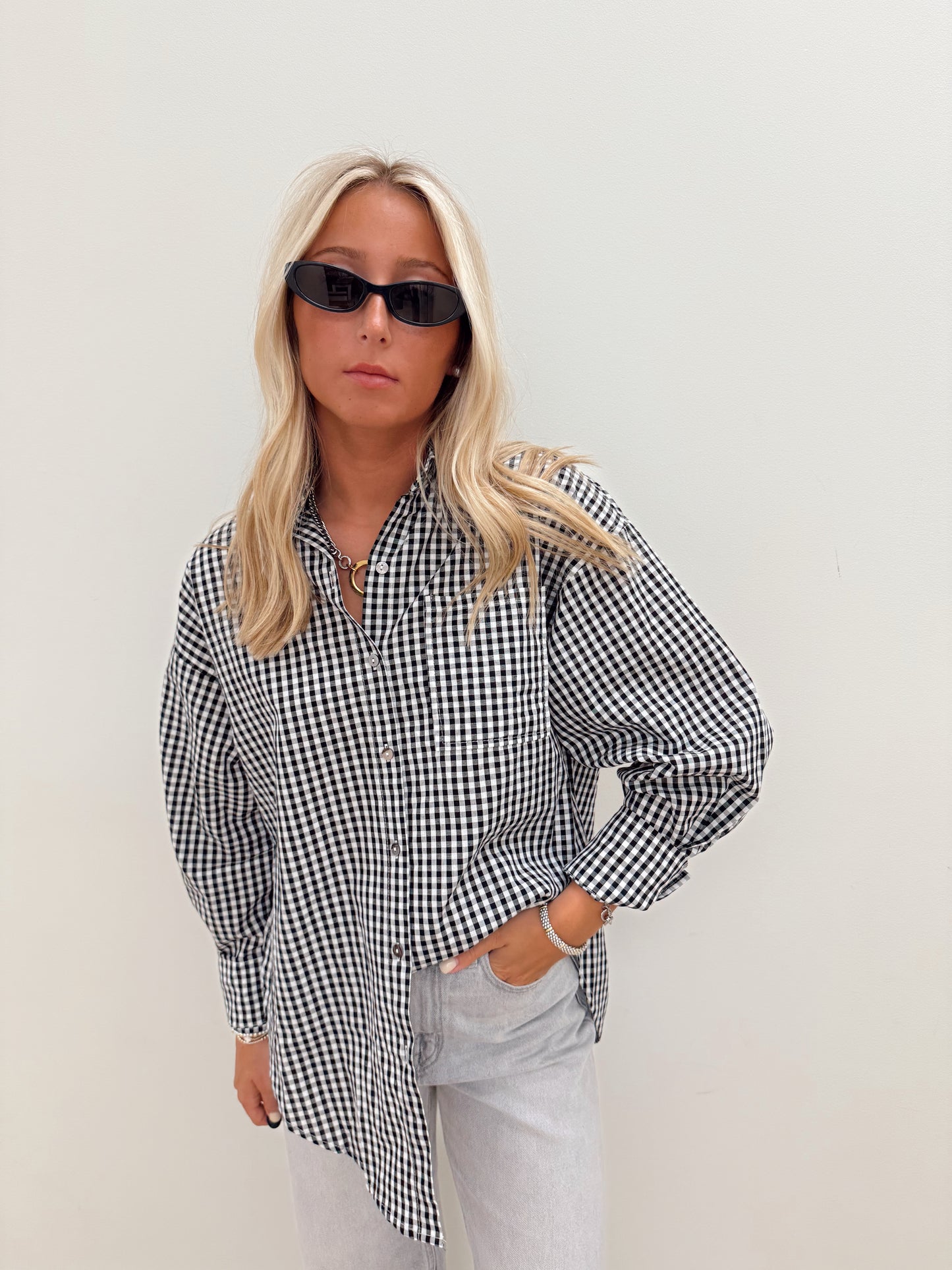 WOLVES GINGHAM BUTTON DOWN