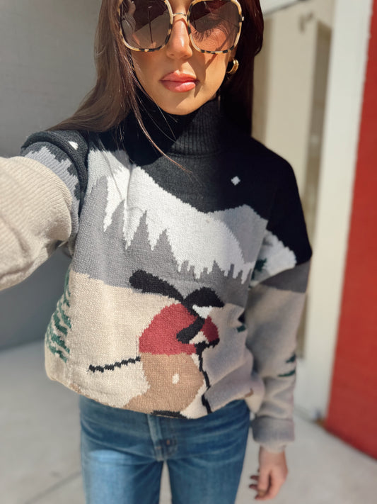 SKI GRAPHIC SWEATER