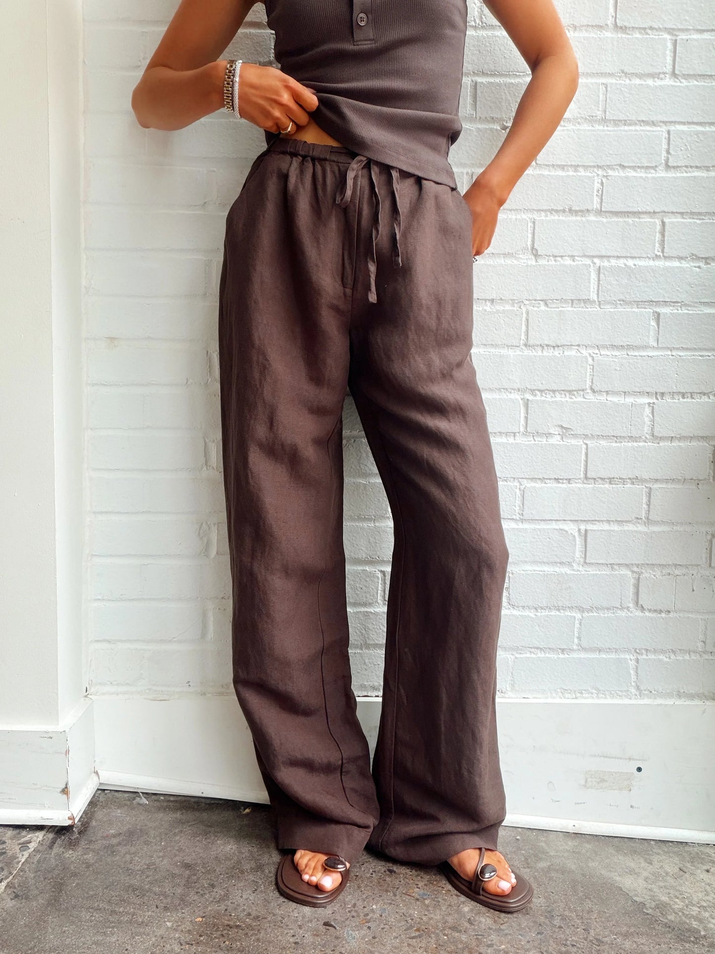 SHORELINE LINEN PANTS
