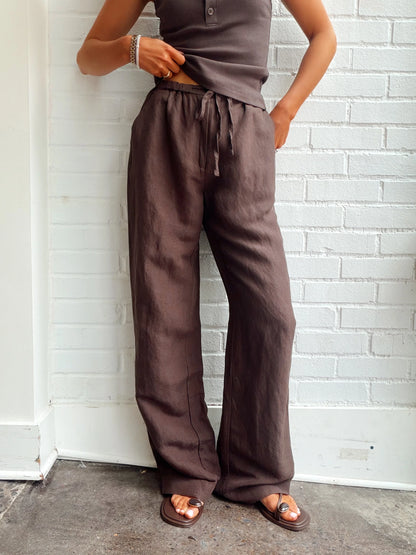SHORELINE LINEN PANTS