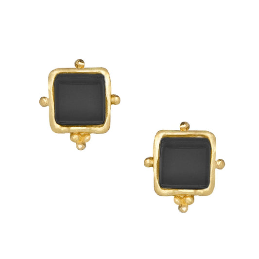 CHARLOTTE STUDS-BLACK