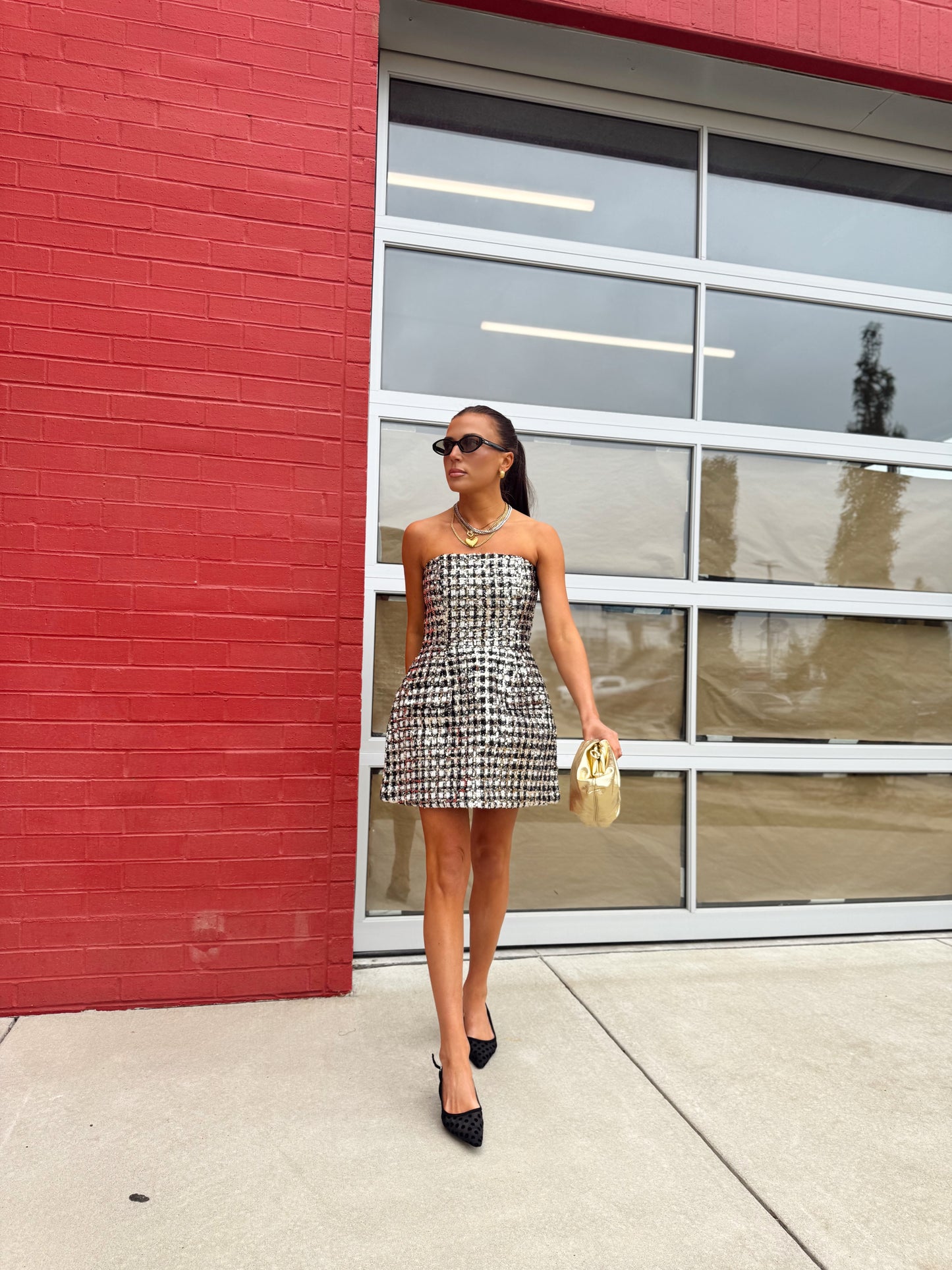 SEQUIN BETHANY STRAPLESS ROMPER