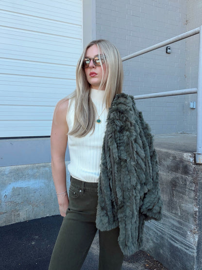 ROSA JACKET - MOSS