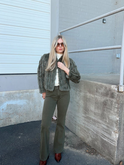 ROSA JACKET - MOSS