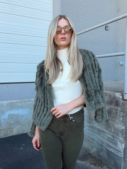 ROSA JACKET - MOSS
