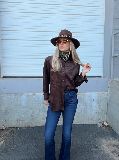 MAREN SUEDE SHIRT