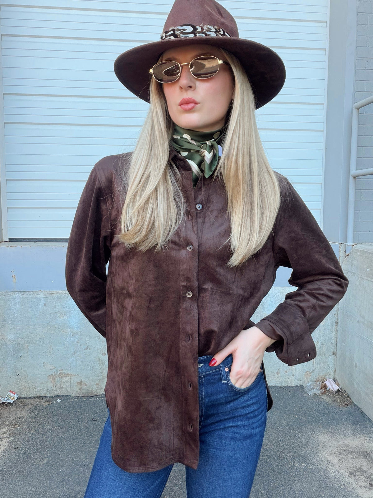 MAREN SUEDE SHIRT