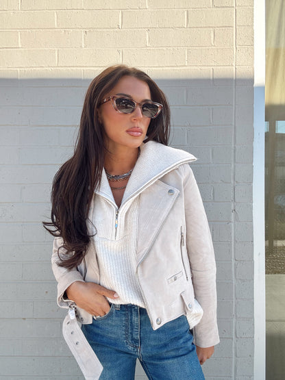 SANDSTONE SUEDE JACKET