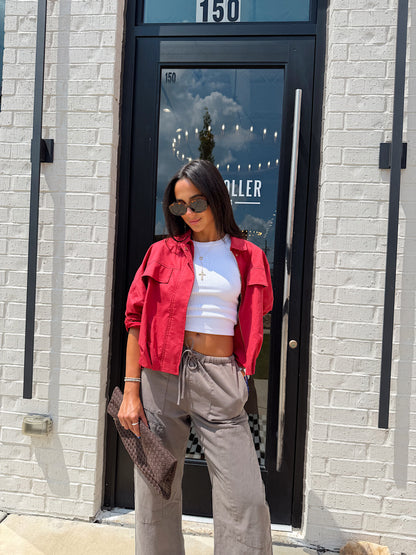 BUBBLE HEM JACKET