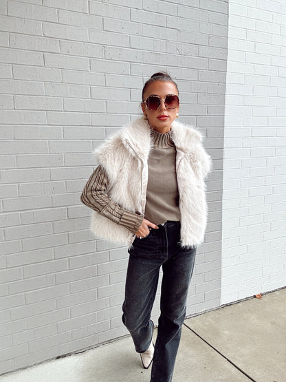 SILKY FUR VEST