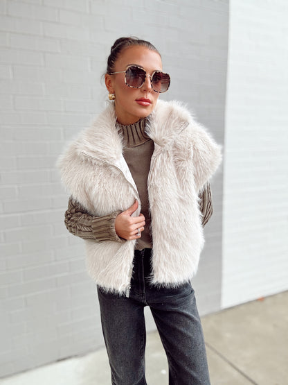 SILKY FUR VEST