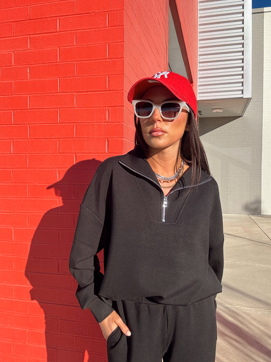 HAWLEY HALF ZIP SWEAT