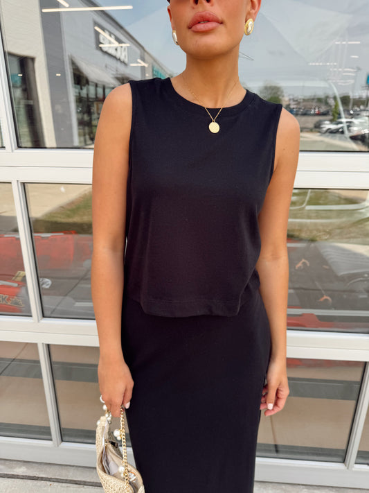 SLOANE COTTON JERSEY TANK