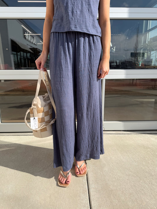 SCOUT TEXTURED SLUB PANT