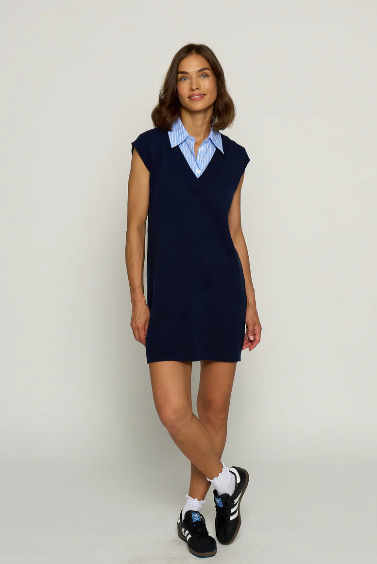 SLEEVELESS TWOFER DRESS