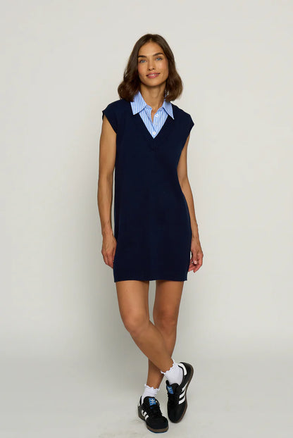 SLEEVELESS TWOFER DRESS