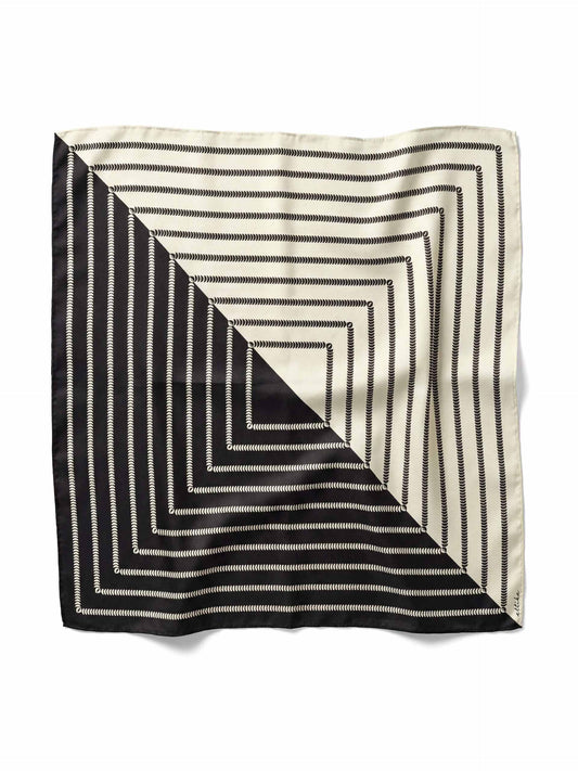 MODERN GEOMETRIC STRIPE SCARF