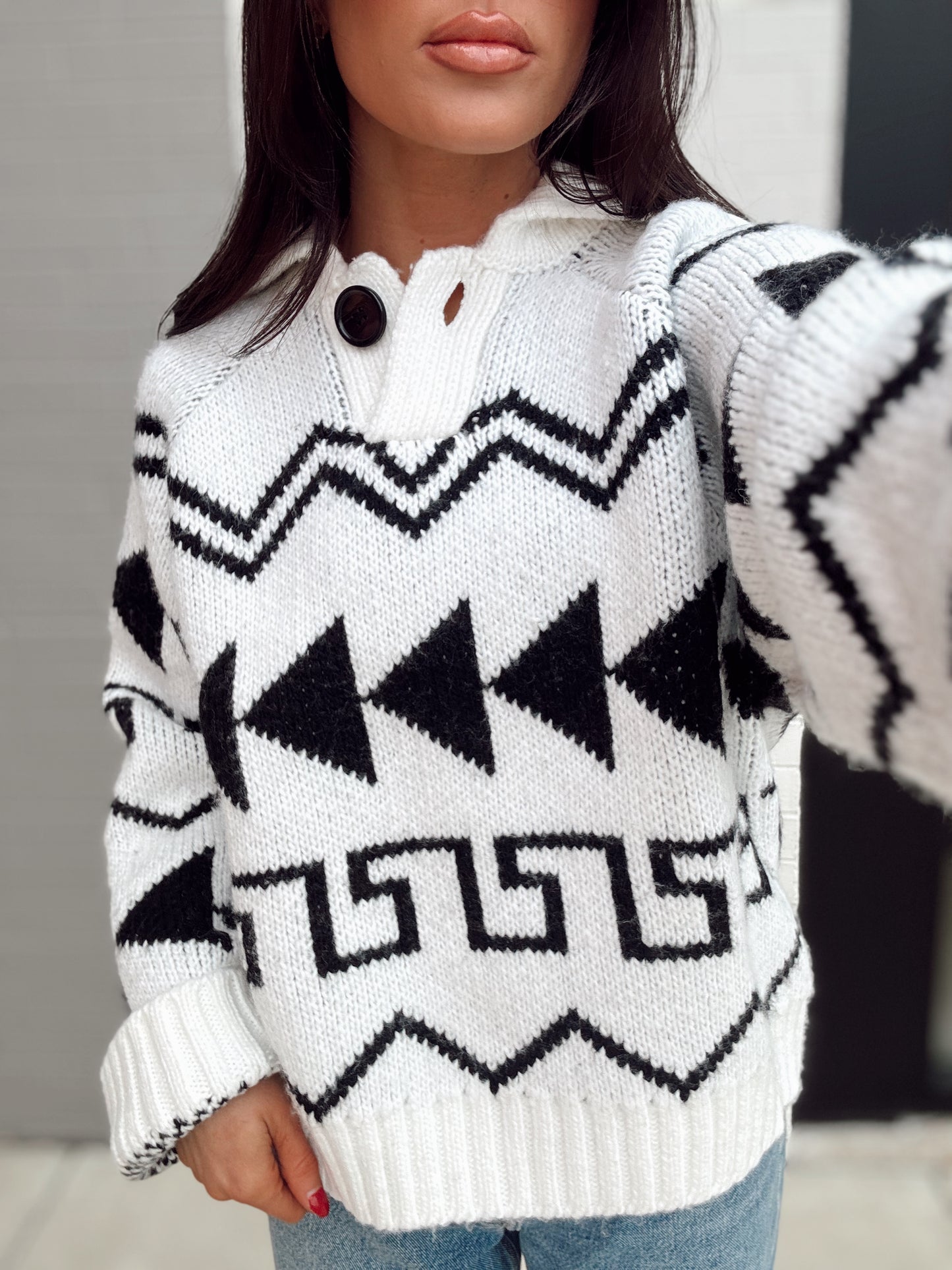 BELOW ZERO FAIRISLE POPOVER