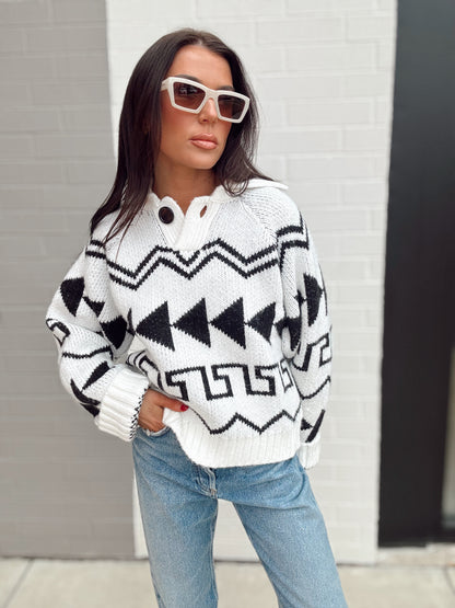 BELOW ZERO FAIRISLE POPOVER