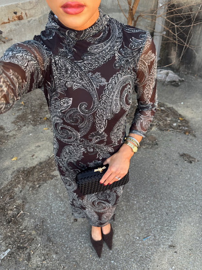 NIGHT OUT MOCK DRESS