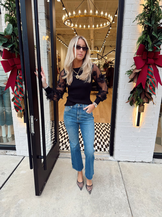 SOHO HIGH RISE ANKLE FLARE IN CRUSH HOUR