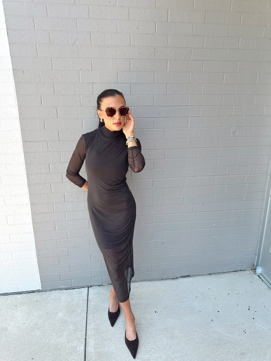 NIGHT OUT MOCK DRESS