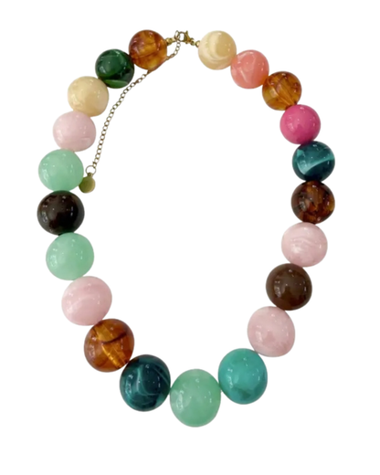 DORA CHUNKY BEADED NECKLACE
