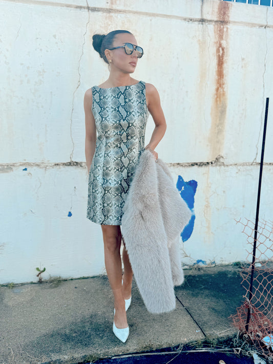 PYTHON MINI DRESS