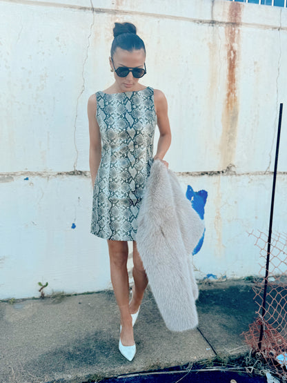 PYTHON MINI DRESS