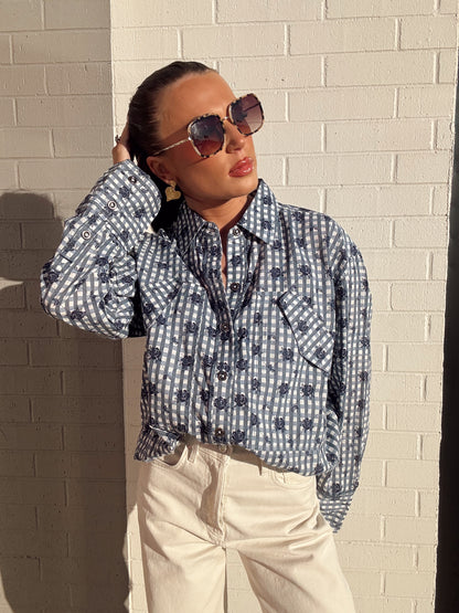 HIDDEN FLOWER CAMO SHIRT