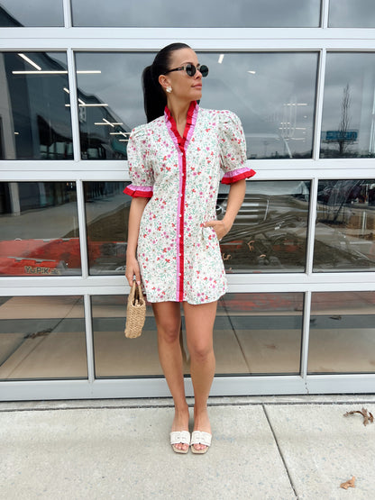 FLORAL GARDEN PARTY DRESS