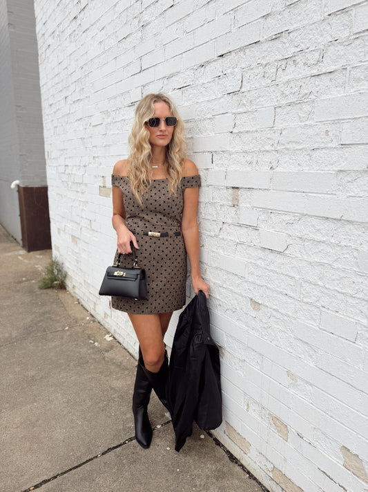 MILLIE BELTED MINI SKIRT
