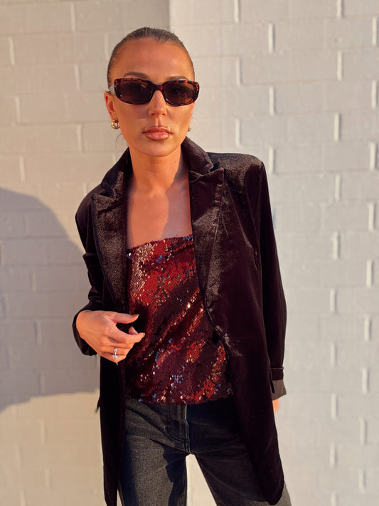 LUXE VELVET BLAZER