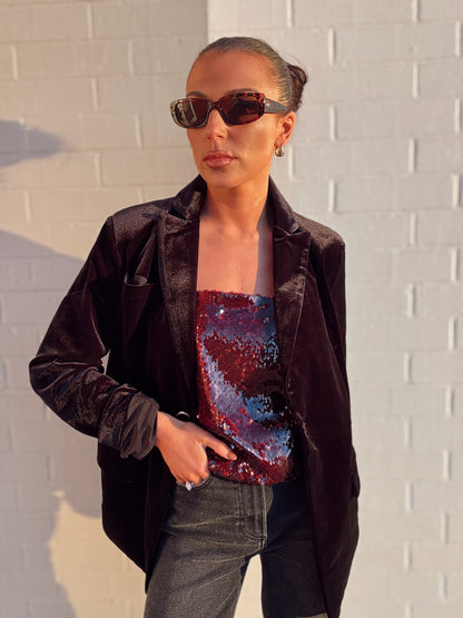 LUXE VELVET BLAZER